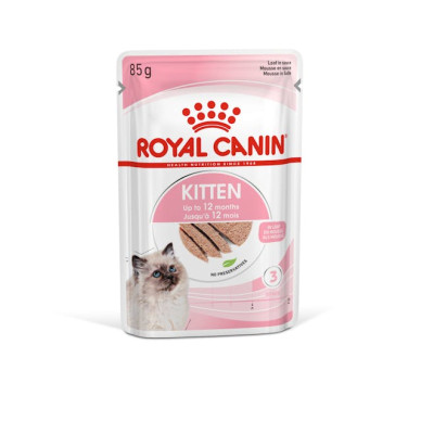 Royal Canin Kitten – Hrană Umedă pentru Pisici Junior, tip Pate, 85 g